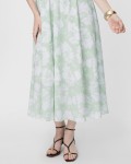 SIXDO V-Neck Woven Flared Dress